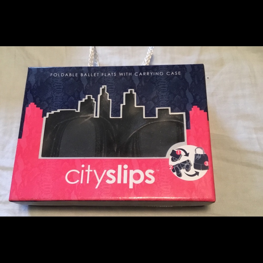 City Slip, foldable Ballet Flaps size M, 7 - 8.5